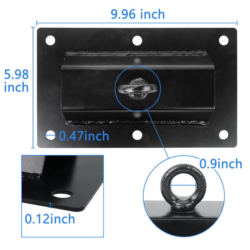 Aoneky Ceiling Heavy Duty Punching Bag Hanger - Heavy Duty Punching Bag Hanger - Boxing Bag Mounting Bracket - Image 4